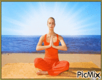 meditando - Ingyenes animált GIF