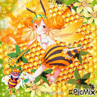 Bee Anime honey