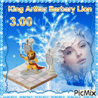King Arthur Barbary Lion 3.00 animált GIF