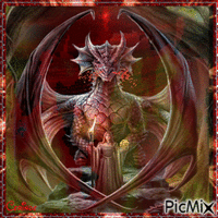 Dragon mother - Besplatni animirani GIF