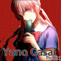 Yuno Gasai - Gratis animerad GIF