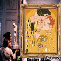 Gustav Klimt - Nemokamas animacinis gif