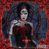 gothic witch Animated GIF