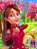Hugs & Kisses animuotas GIF