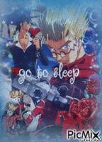 trigun go to sleep - 免费动画 GIF
