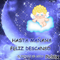 HASTA MAÑANA - Darmowy animowany GIF
