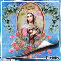 Vierge Marie par BBM animasyonlu GIF