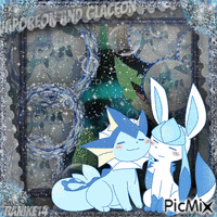 Vaporeon and Glaceon friends forever ❤
