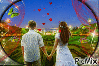 Namorados em Lisboa - GIF animé gratuit