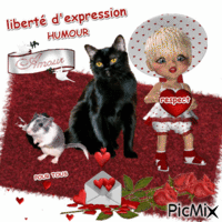 liberté d'expression ! アニメーションGIF