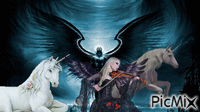 unicorns n angels - Бесплатный анимированный гифка