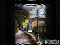 Noite de chuva - Безплатен анимиран GIF