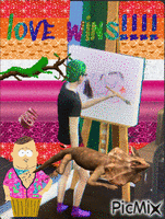 LOVE WINS!!! - GIF animado gratis