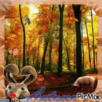 Autumn Wildlife - GIF animé gratuit