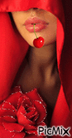 Red Woman - GIF animasi gratis