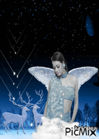 Winter Angel.. GIF animasi