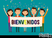 Bienvenidos - Animovaný GIF zadarmo