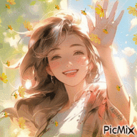 Цветочный фейерверк - Free animated GIF