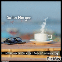 Guten Morgen - Animovaný GIF zadarmo