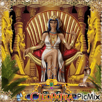 Queen Cleopatra animasyonlu GIF