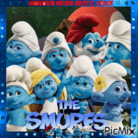 The Smurfs animasyonlu GIF