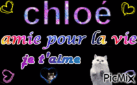 chloe amie pour la vie - Безплатен анимиран GIF