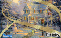 Once Upon a Christmas Eve - Free animated GIF