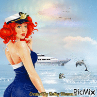 Waiting For The Boat - GIF animate gratis