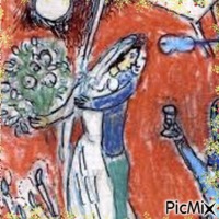La Noce de Chagall - PNG gratuit