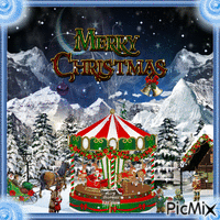 Christmas Carousel - Δωρεάν κινούμενο GIF