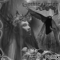 Gothic Bride - Animovaný GIF zadarmo