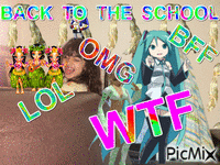BACK TO THE SCHOOL!;D GIF animé