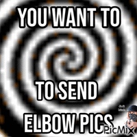 send elbow please im desperate ill pay - Free animated GIF