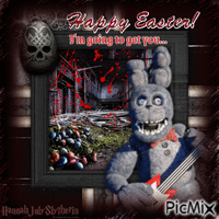 {#}Fluffy Bonnie's Grim Easter Greetings{#} - Free animated GIF