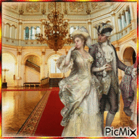 Concours : Couple rococo - Free animated GIF