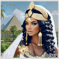 Queen Cleopatra - Бесплатный анимированный гифка