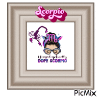 Scorpio Zodiac animált GIF