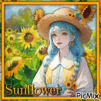 Sunflower - GIF animé gratuit