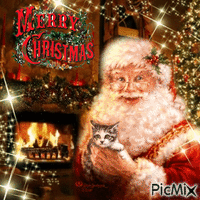Merry Christmas Santa Claus - Gratis geanimeerde GIF