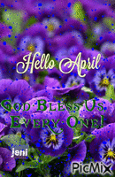 Welcome new month анимиран GIF