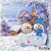 Happy Winter / Snowman