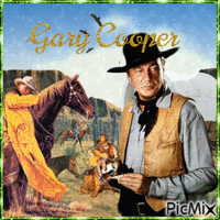 Gary Cooper - Darmowy animowany GIF