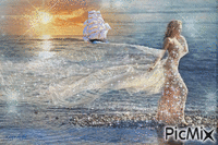 Богиня Моря. - Free animated GIF