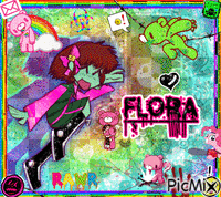Flora GIF animé