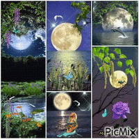 La lune :) - Бесплатни анимирани ГИФ