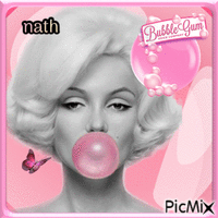 Bubble Gum,concours - Ilmainen animoitu GIF