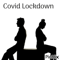 Covid Lockdown animovaný GIF