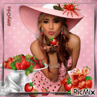 Strawberry kisses - Gratis geanimeerde GIF