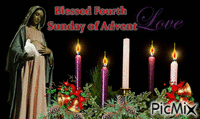 Fourth Sunday of Advent - Free animated GIF