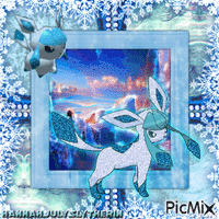 ♦♦♦Glittery Glaceon♦♦♦ Animated GIF